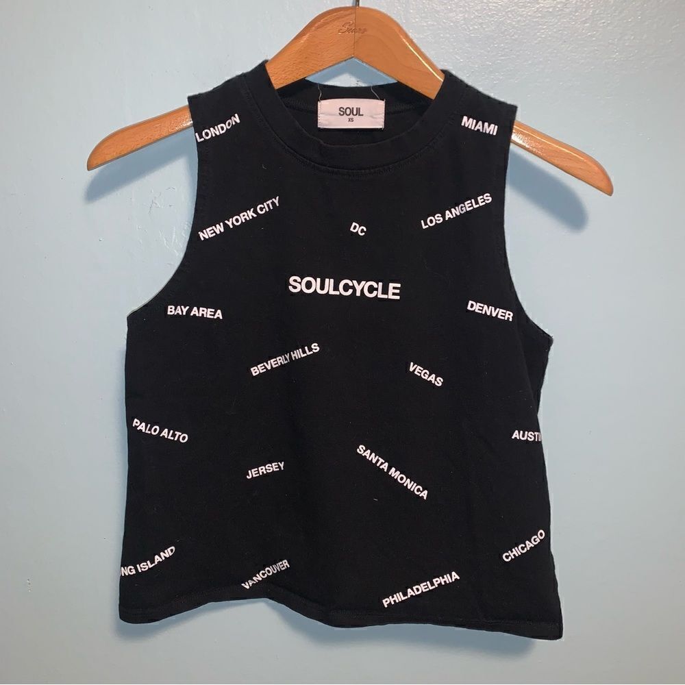 Soulcycle Black City Tank Top XS